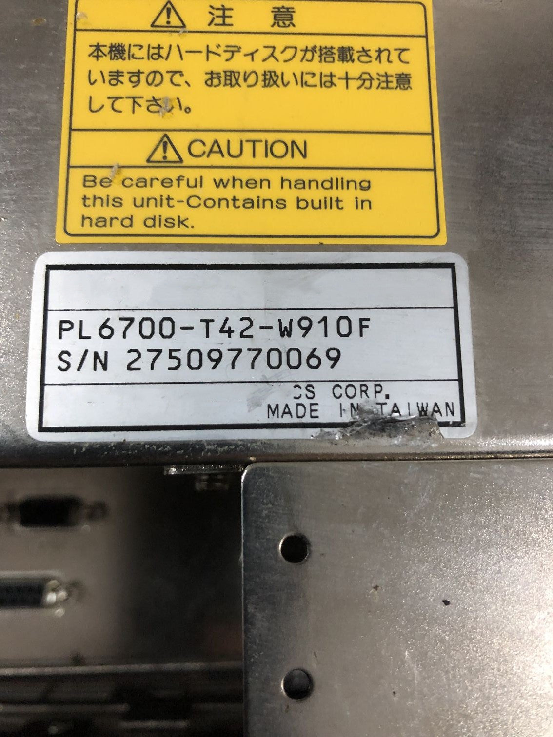 1pc  for USED PL6700-T11-W901F #OYF005