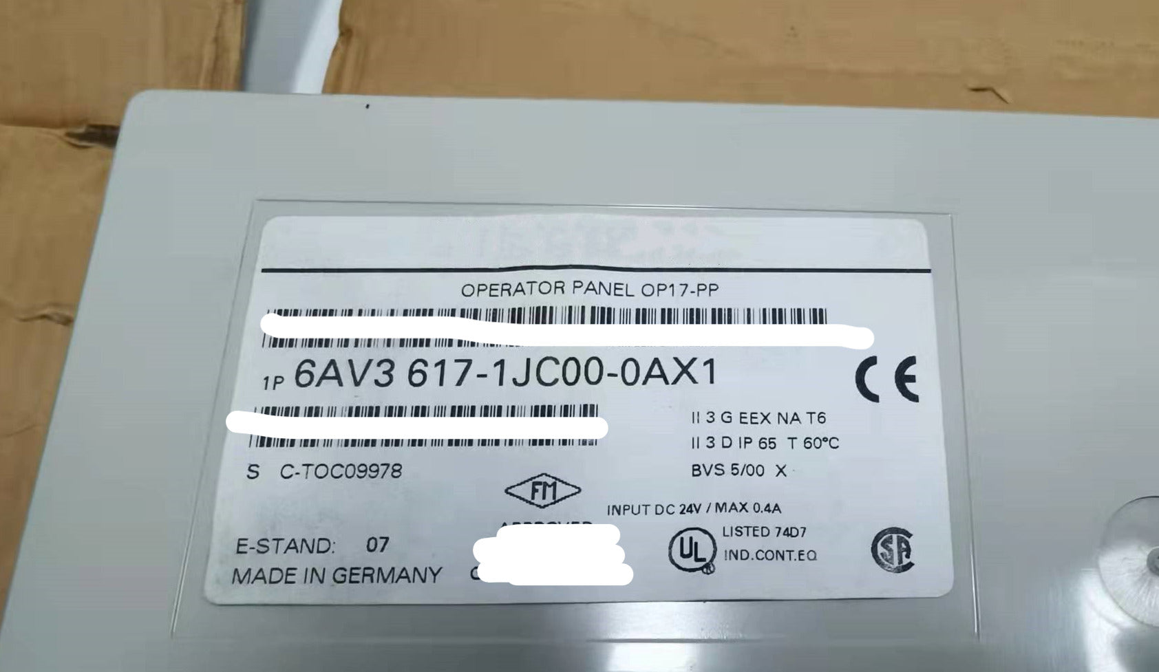 1pc for USED 6AV3617-1JC00-0AX1 #OYF005