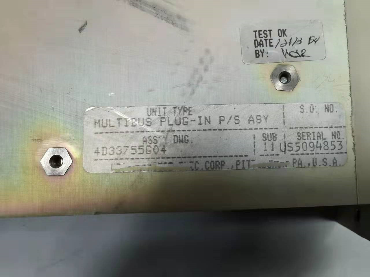 1pc for USED MPS512-A 4256A67G01 4D33755G04 #OYF005
