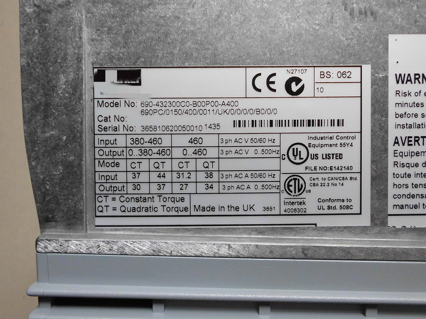 1PCS  USED  690-432300C0-B00P00-A400  #OYF009