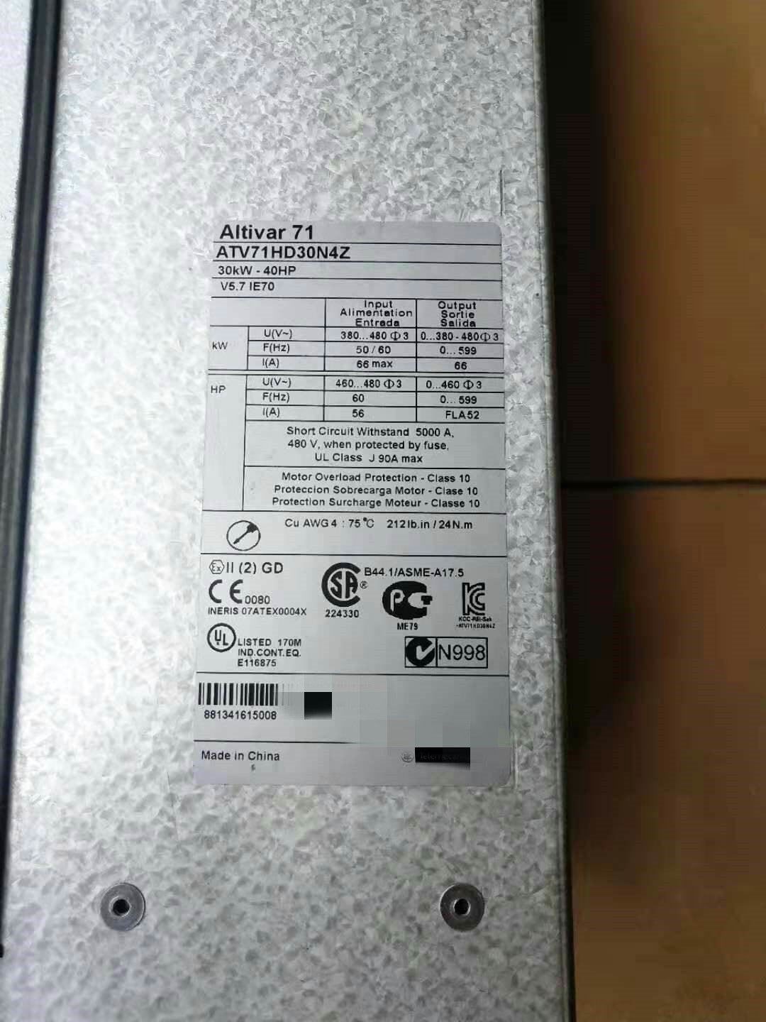 1PCS  USED ATV71HD30N4Z #OYF009