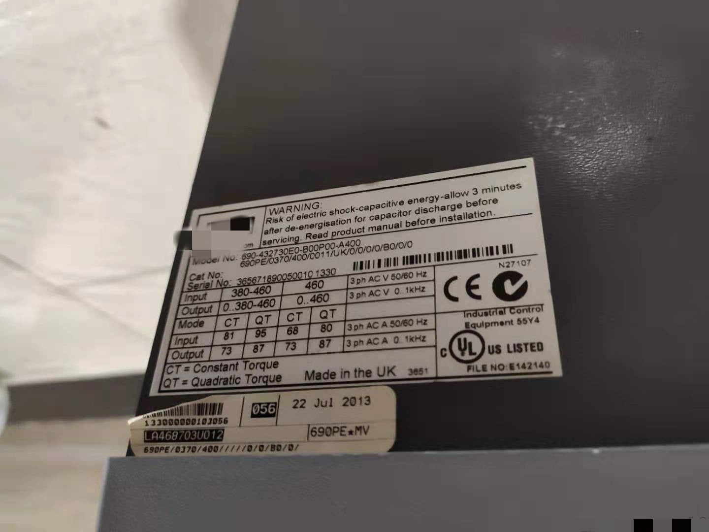 1PCS  USED  690-432730E0-B00P00-A400 #OYF009