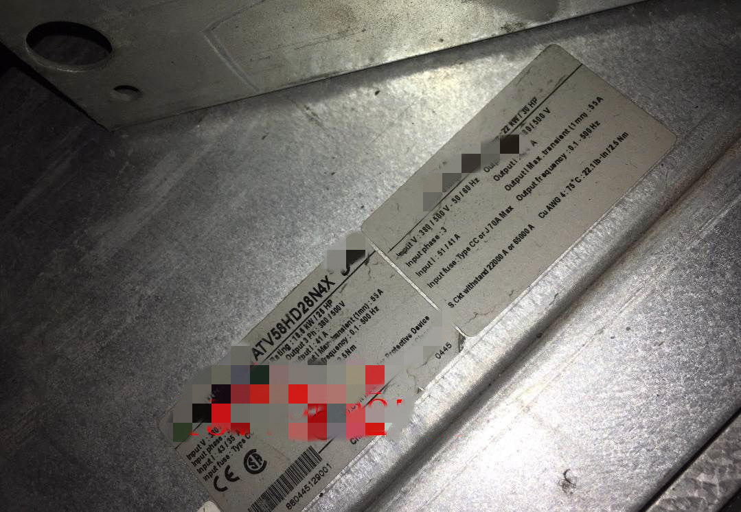 1PCS  USED ATV58HD28N4X #OYF009