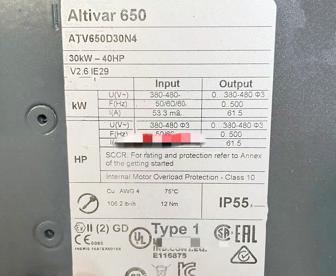1PCS  USED ATV650D30N4 #OYF009