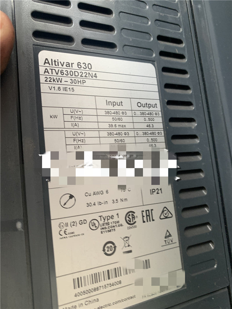1PCS  USED ATV630D22N4  #OYF009