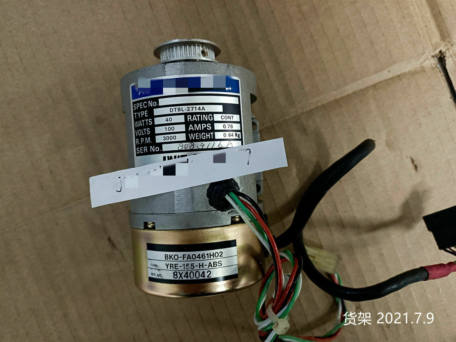1PC for  used  DTBL-2714A  #OYF008