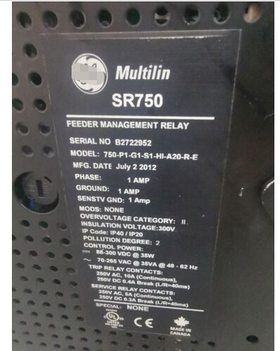 1PC used 750-P1-G1-S1-HI-A20-R-E #OYF007