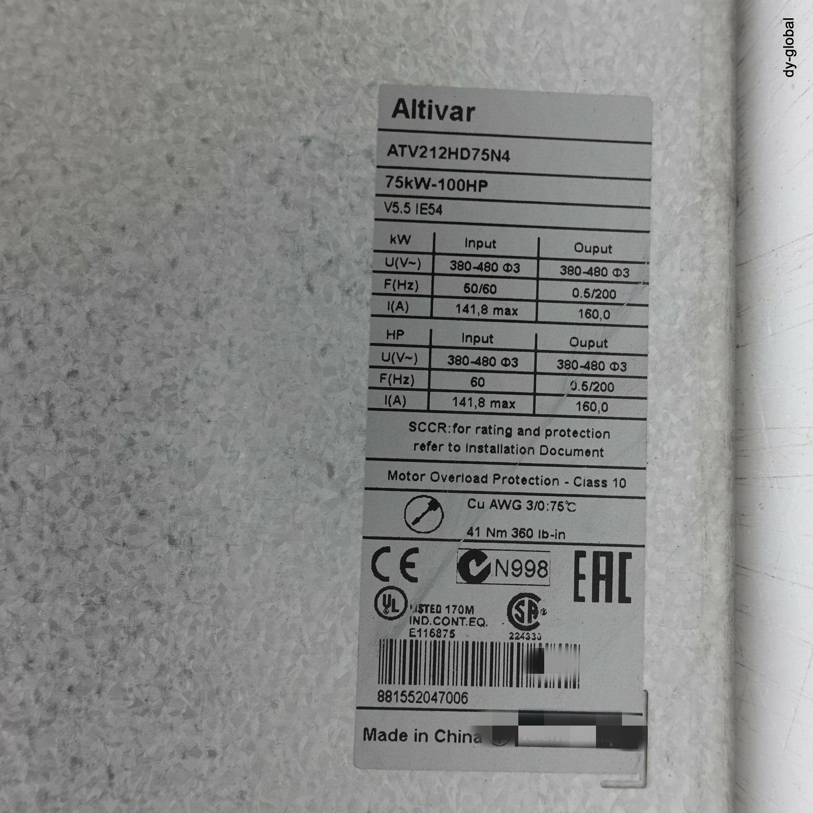 1PCS  USED ATV212HD75N4  #OYF009
