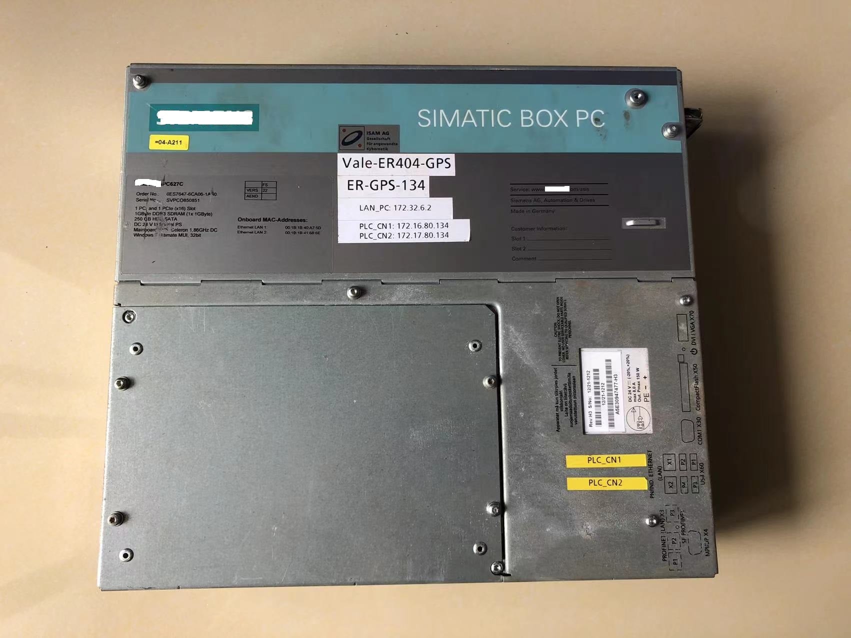 1PC for  used  6ES7647-6CA06-1AB0  6ES7 647-6CA06-1AB0  #OYF008
