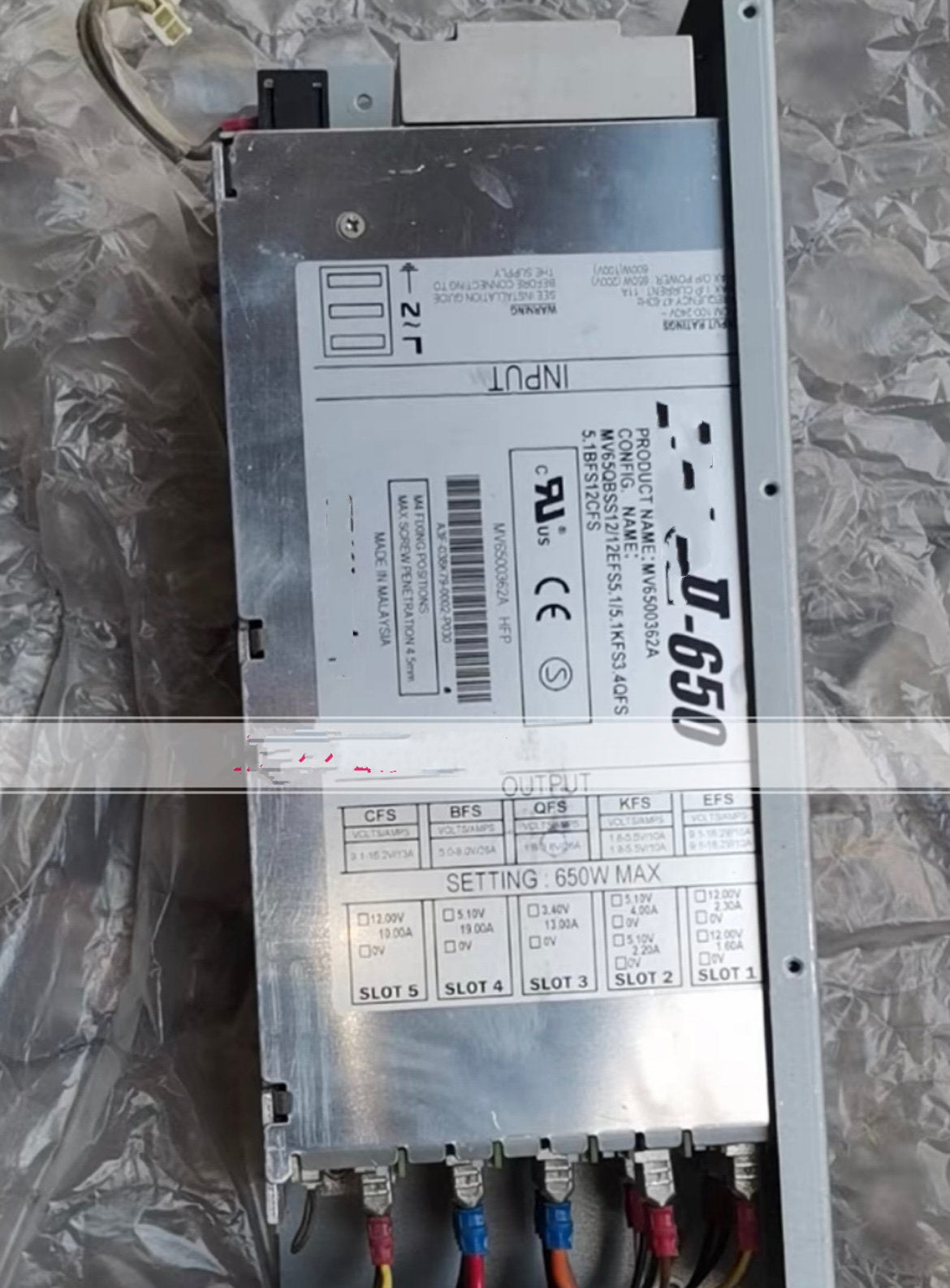 1PC for  used   MV6500362A  #OYF008