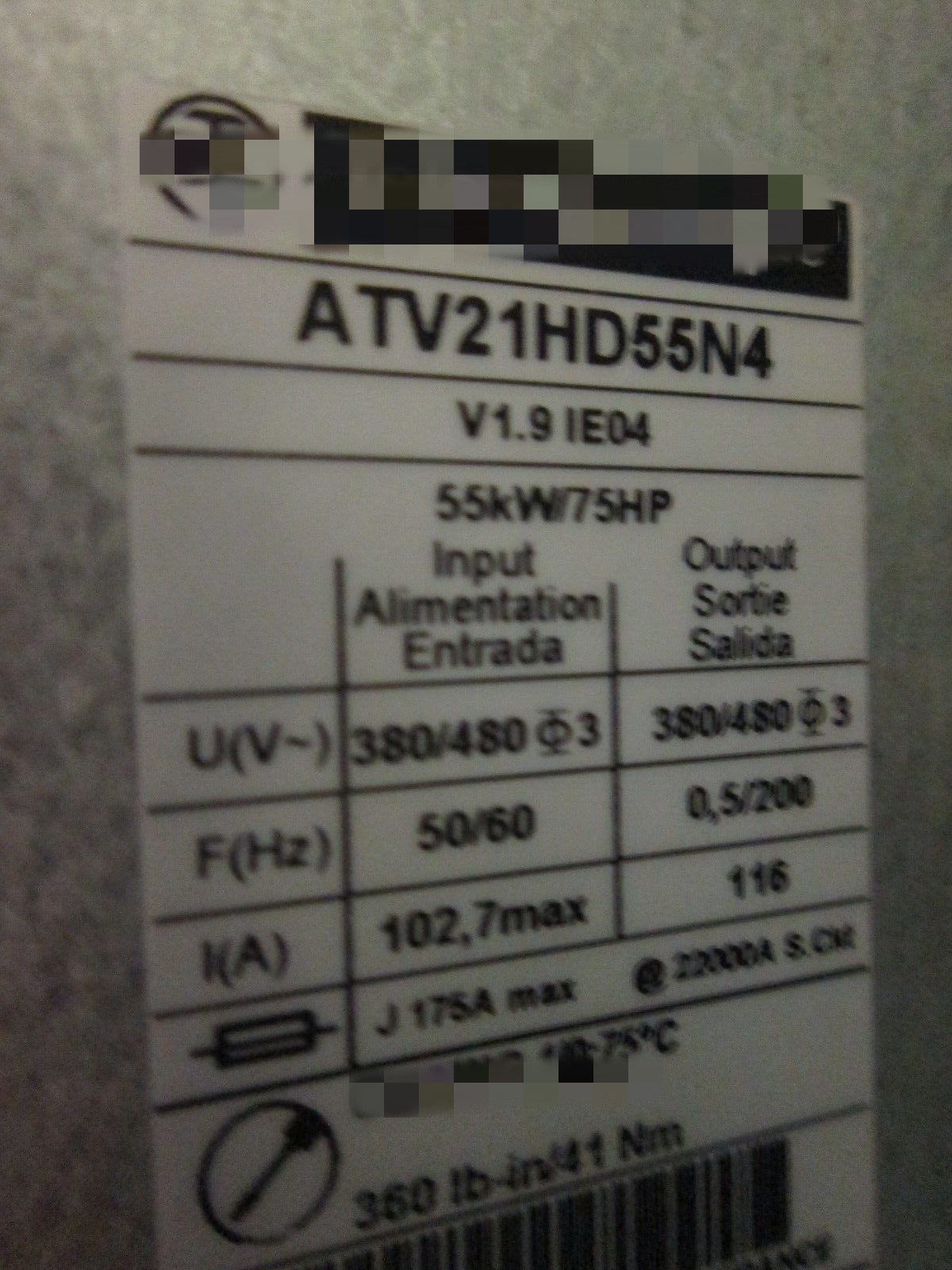 1PCS  USED ATV21HD55N4  #OYF009