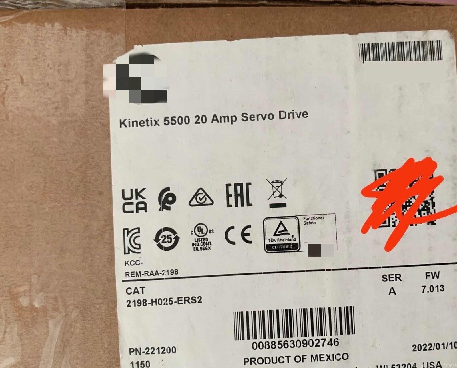 1PCS NEW 2198-H025-ERS2 #OYF009