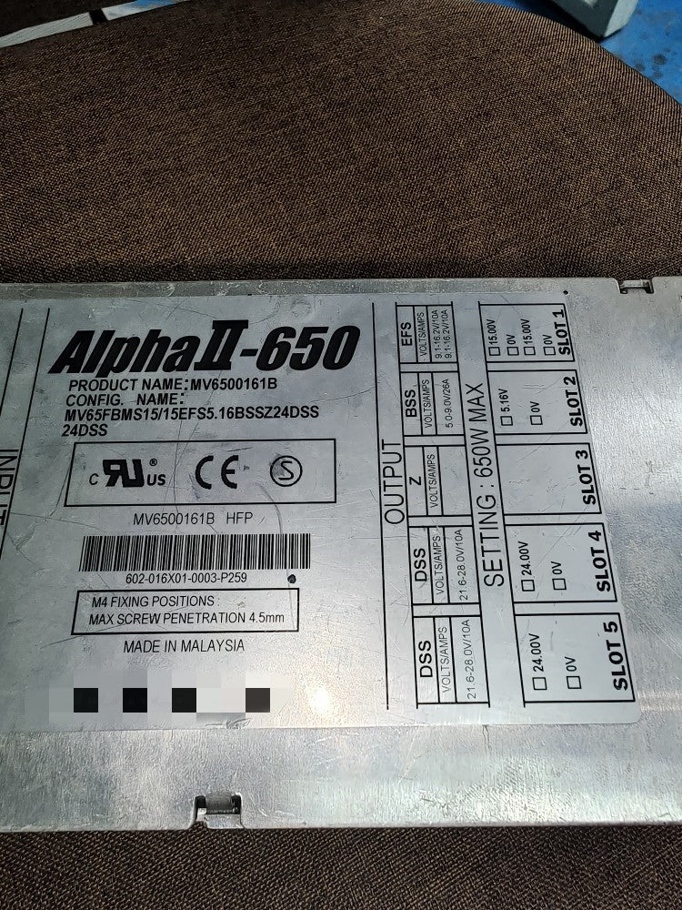 1PCS  USED  MV6500161B  #OYF009
