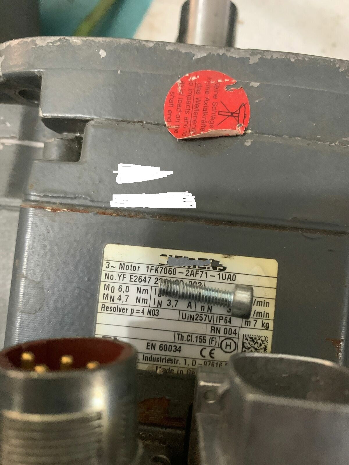 1PCS for  used  1FK7060-2AF71-1UA0  #OYF003