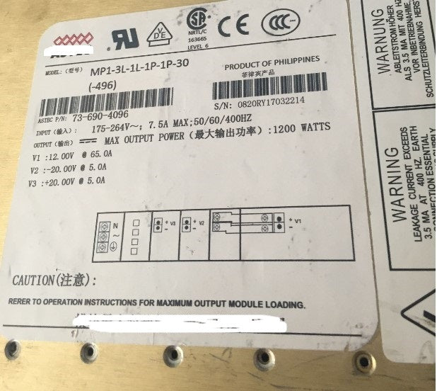 1PCS for  used   MP1-3L-1L-1P-1P-30 (-496)    #OYF003