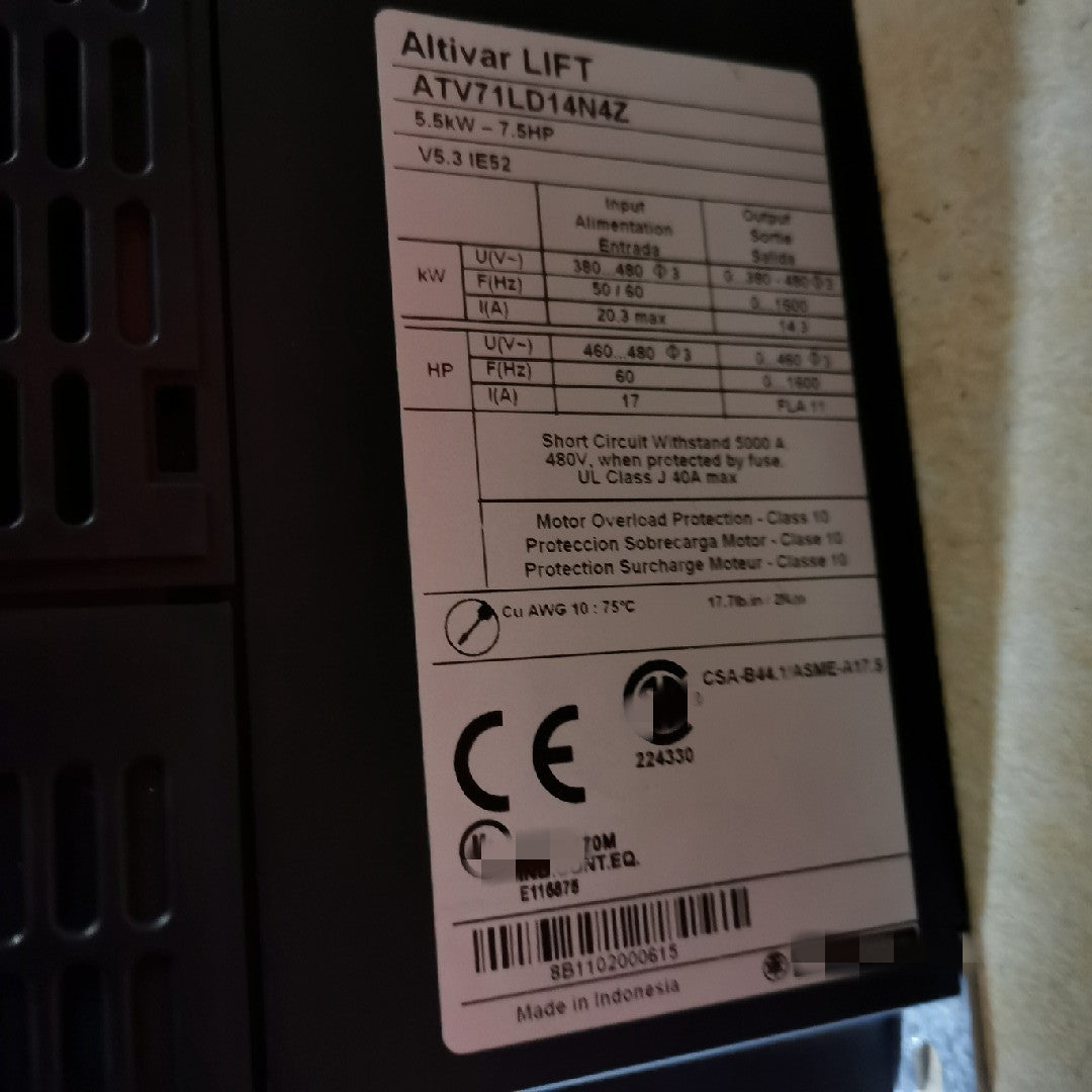 1PCS  USED ATV71LD14N4Z #OYF009