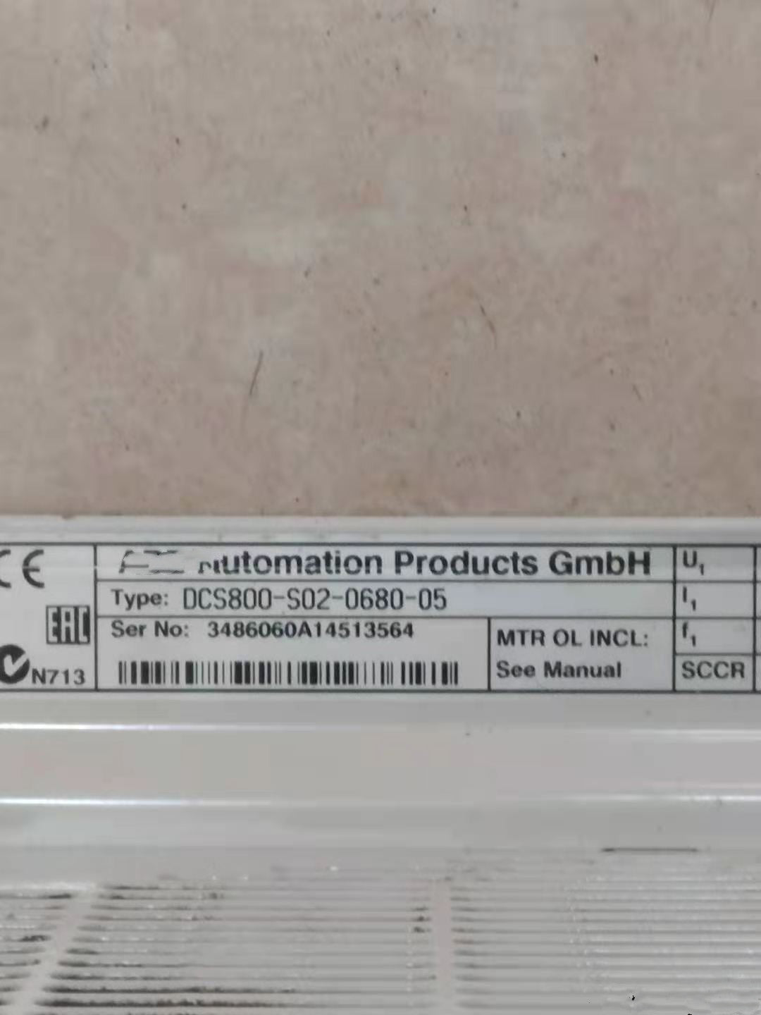 1PCS  USED DCS800-S02-0680-05 #OYF009