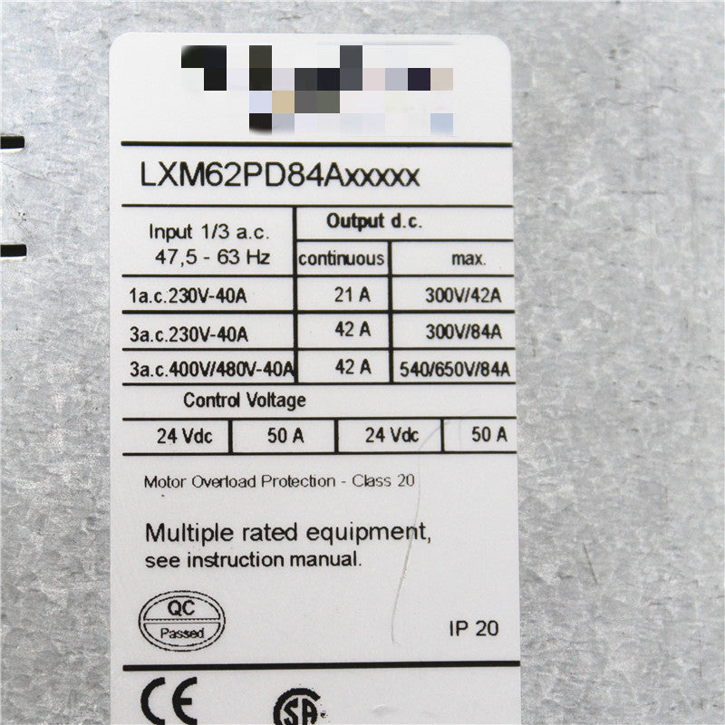 1PCS  USED LXM62PD84A11000 #OYF009
