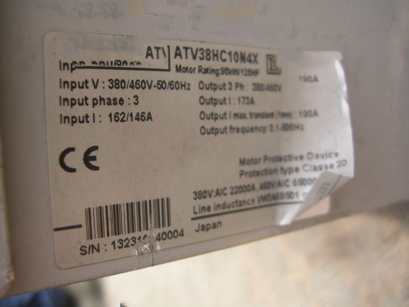 1PCS  USED ATV38HC10N4X #OYF009