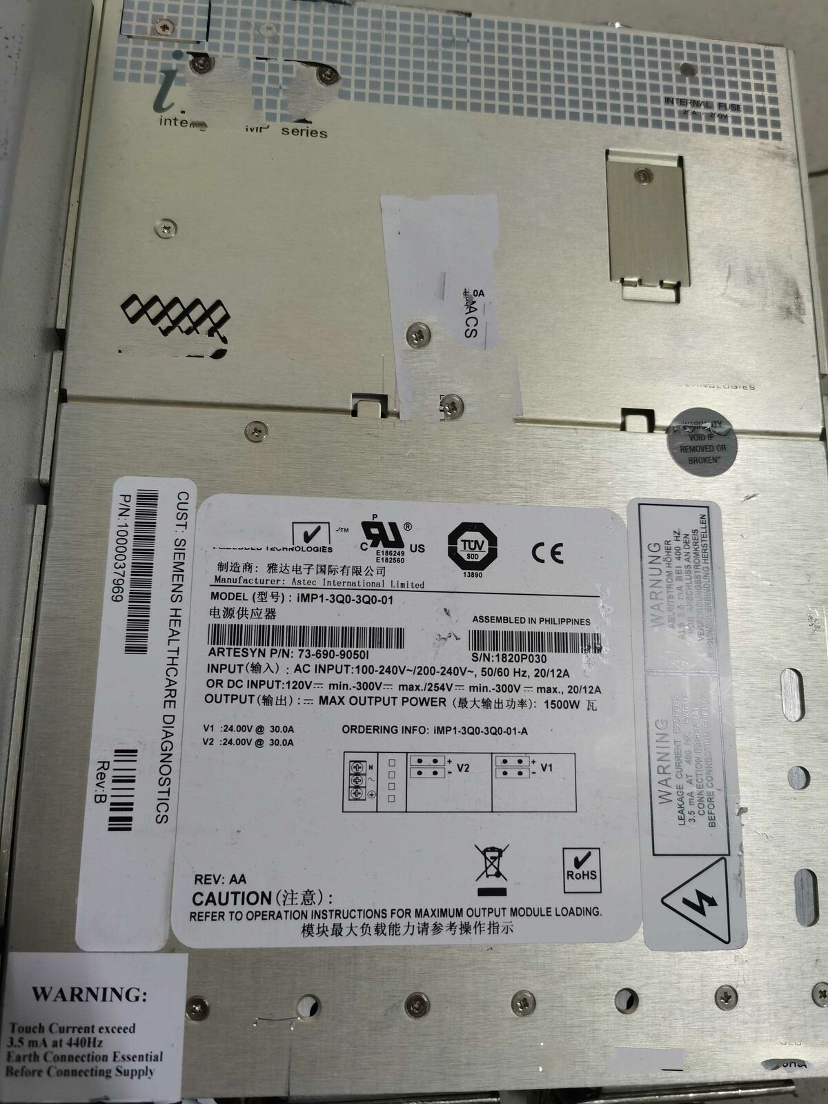 1PCS for  used    iMP1-3Q0-3Q0-01 73-690-9050I   #OYF003