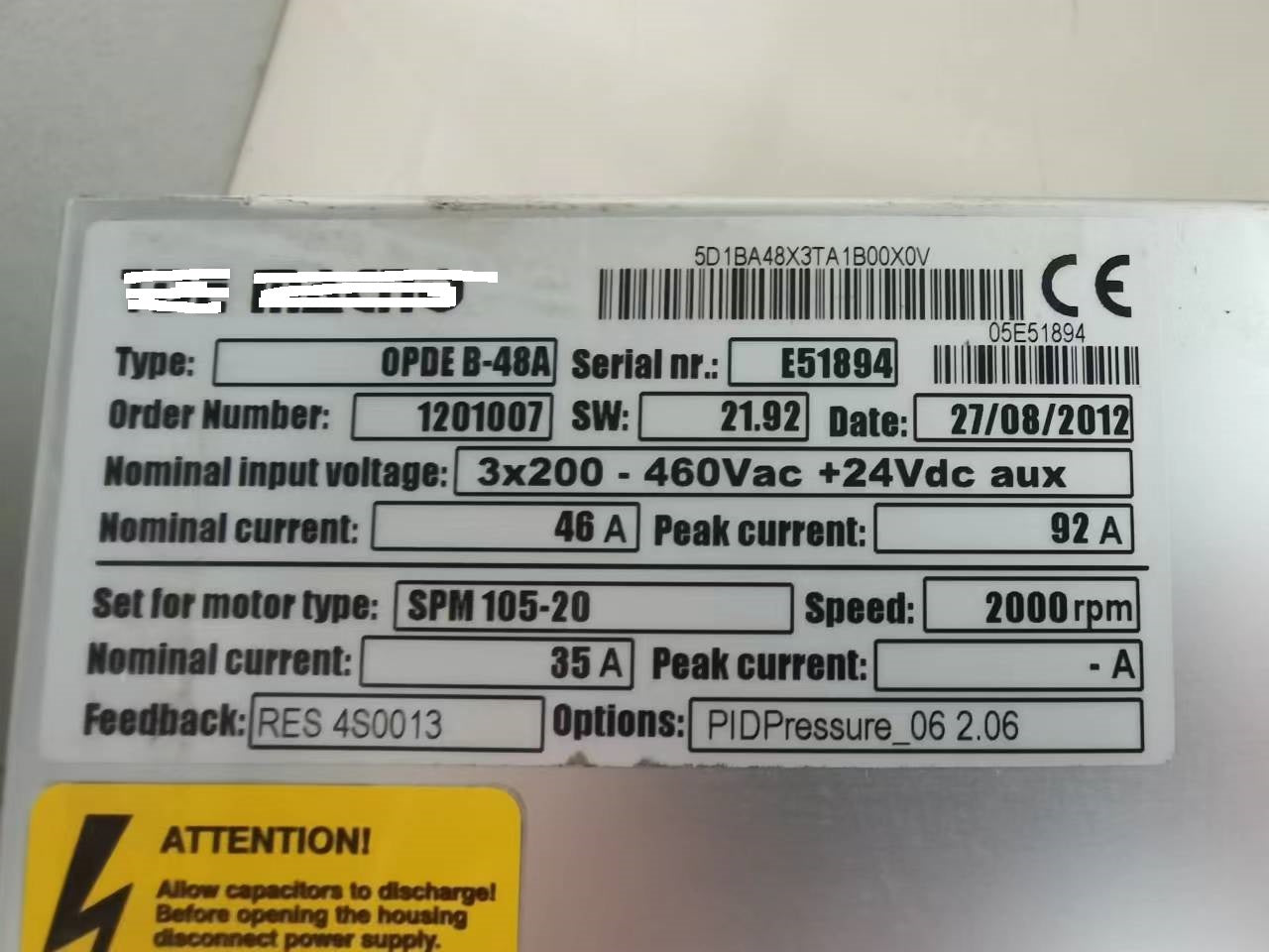 1PC for  used  OPDE B-48A  OPDEB-48A    #OYF008