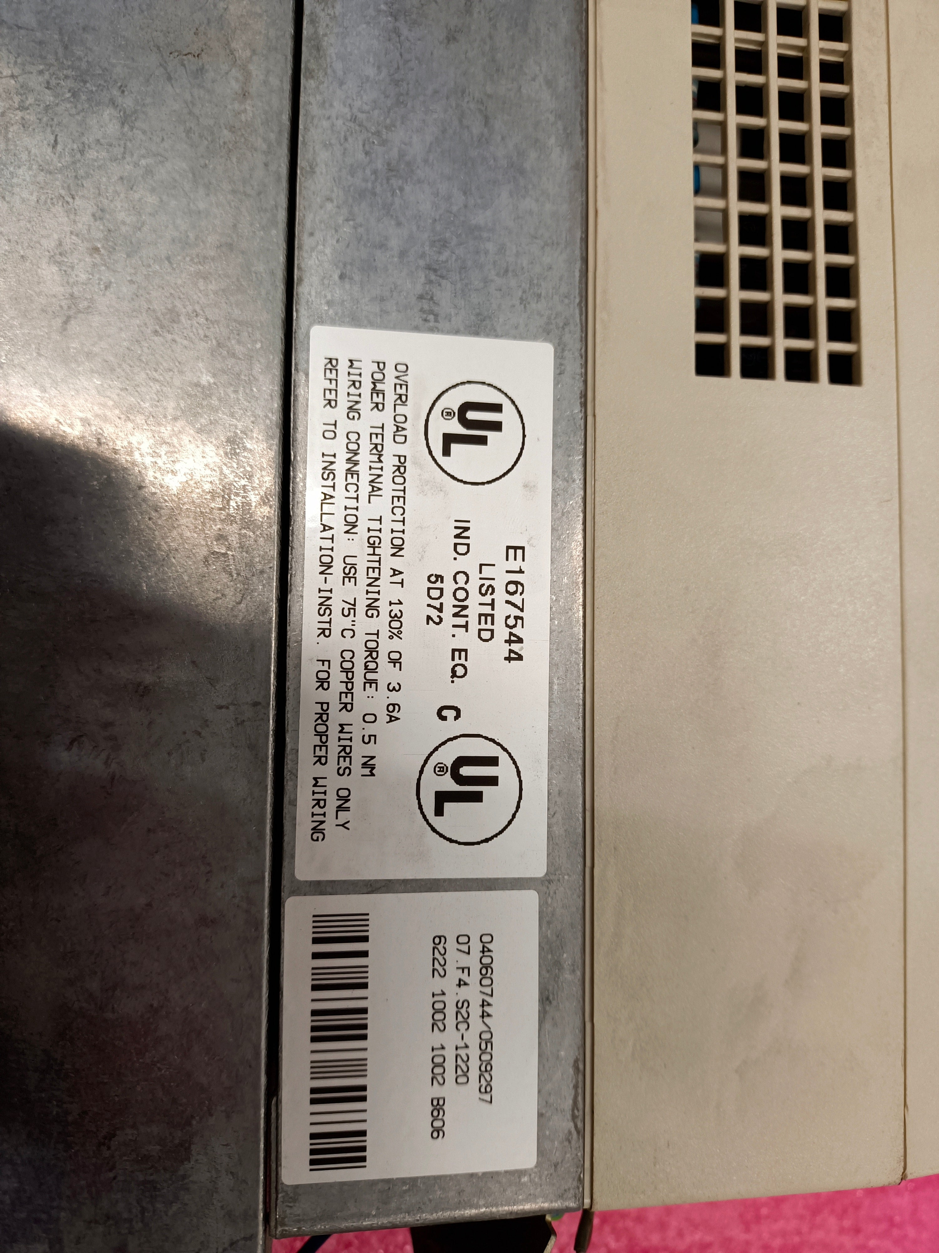 1pc  used    07.F4.S2C-1220   #OYF088