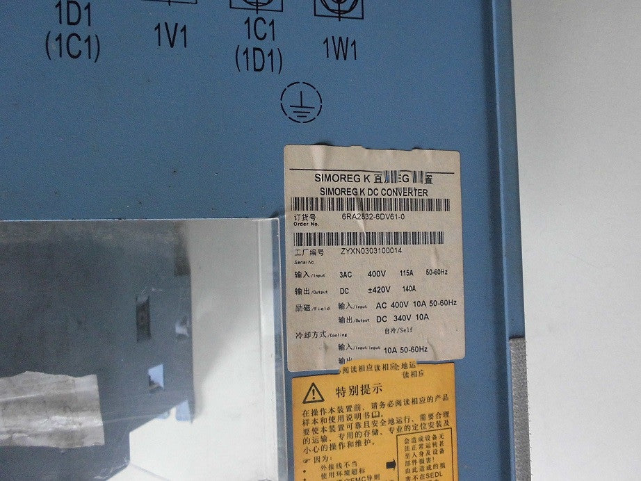 1PCS  USED 6RA2832-6DV61-0 #OYF009