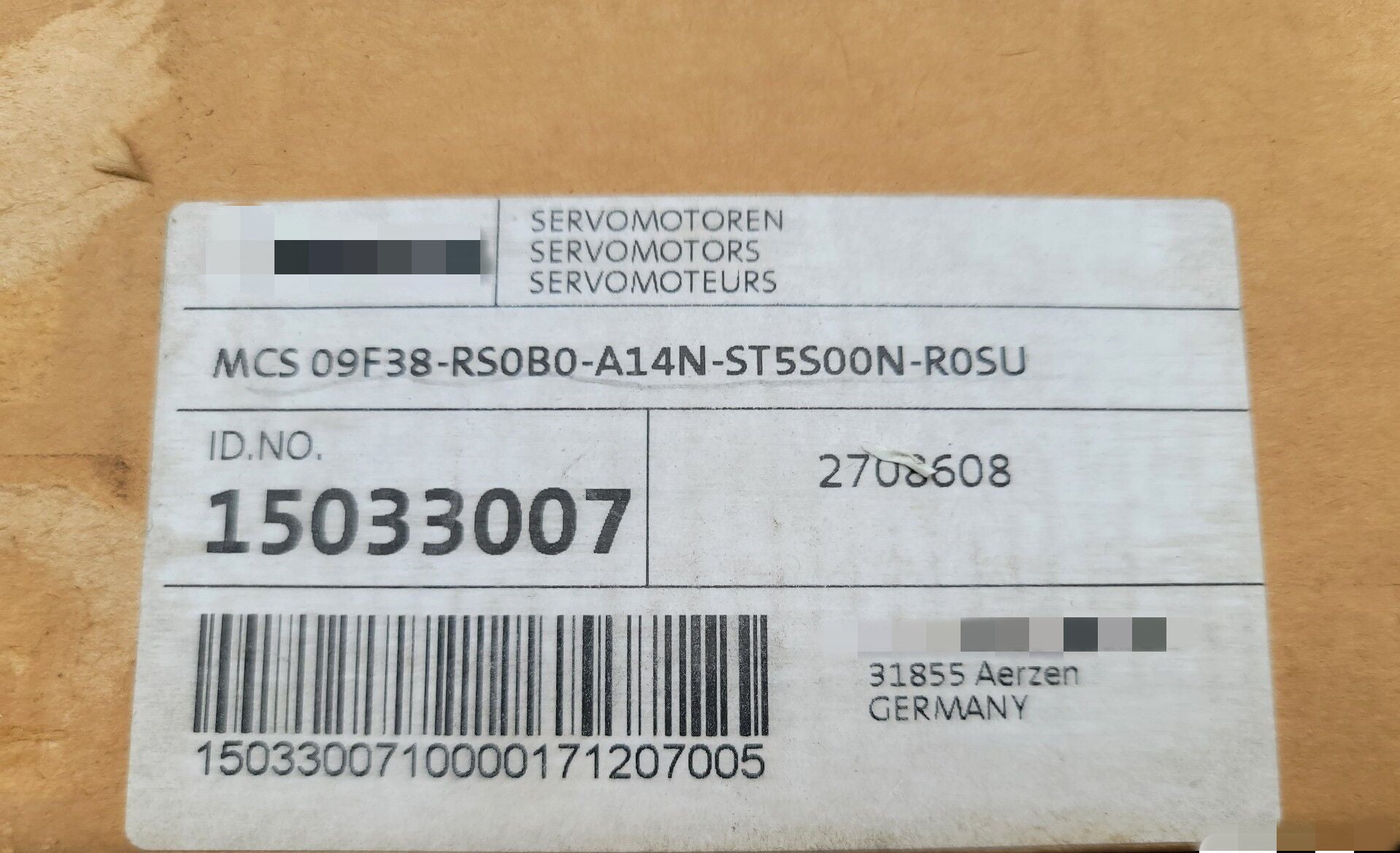 1PCS NEW 09F38-RS0B0-A14N-ST5S00N-R0SU  #OYF009