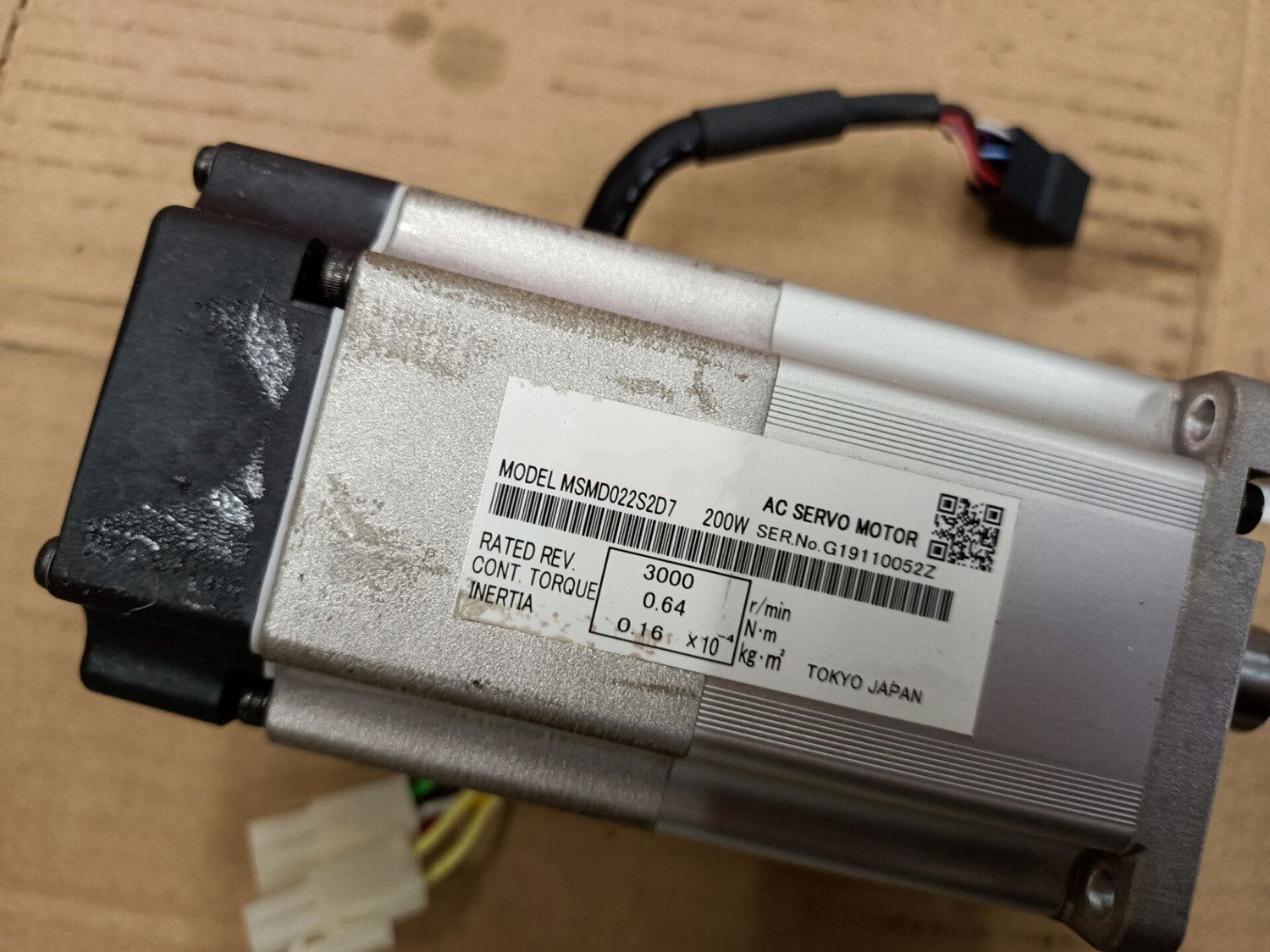 1 PCS USED MSMD022S2D7 #OYF005 J1688