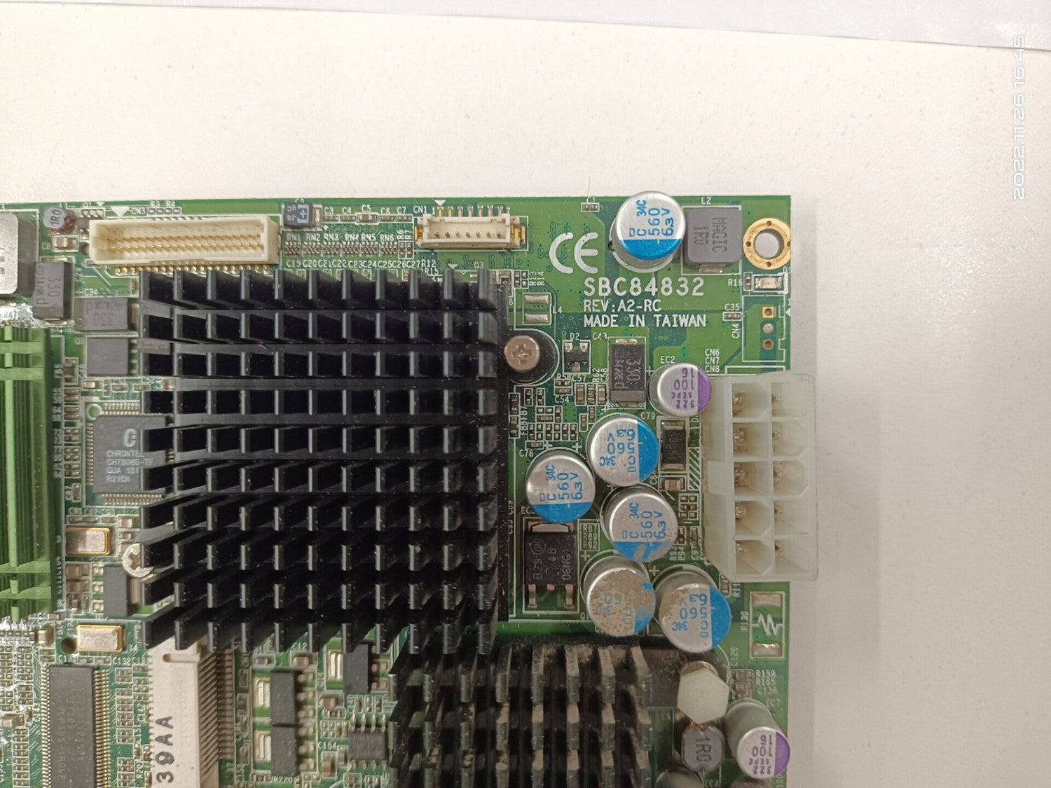 1PC used working  SBC84832 REV: A2-RC Industrial Medical 3.5-inch motherboard with dual network ports #QYM001 J1688