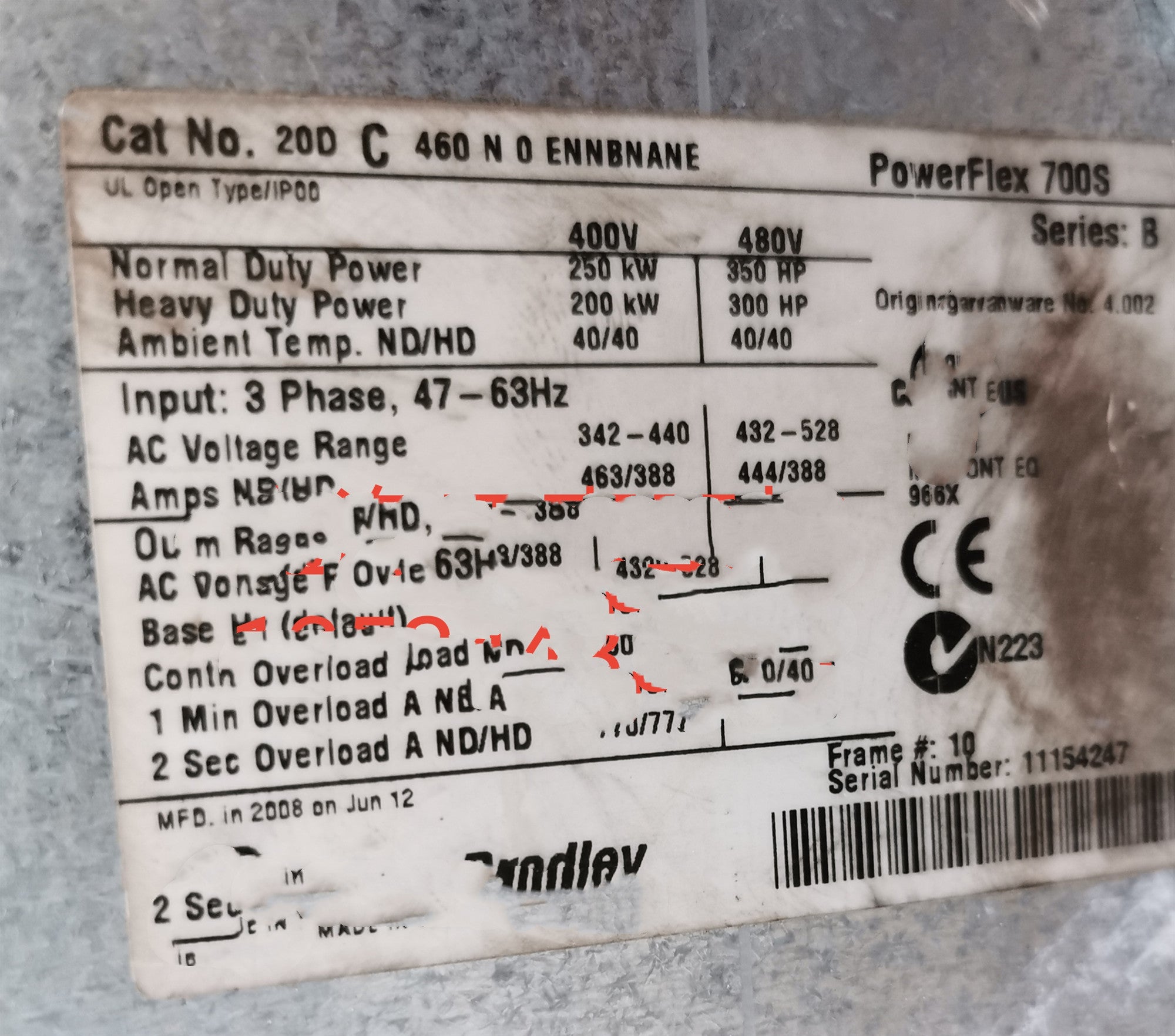 1PCS NEW 20DC460N0ENNBNANE #OYF009